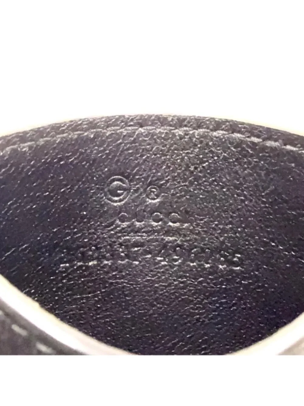 Gucci Micro Guccissima Leather Black Card Case - Picture 4 of 13